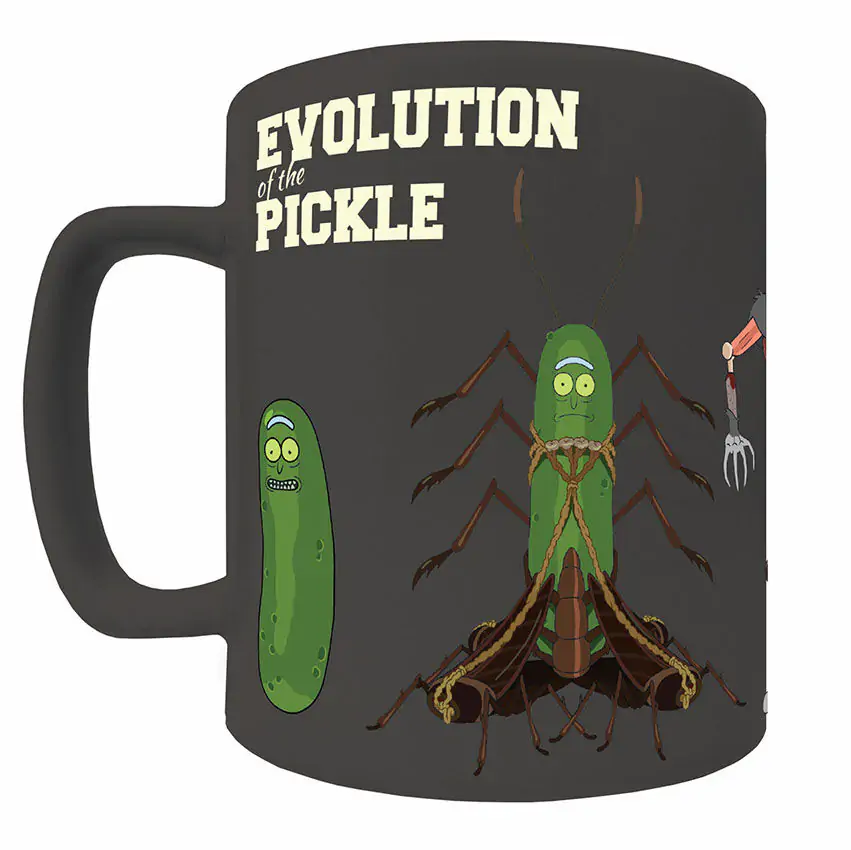 Rick and Morty Cană Fuzzy cu Castravete 440ml poza produsului