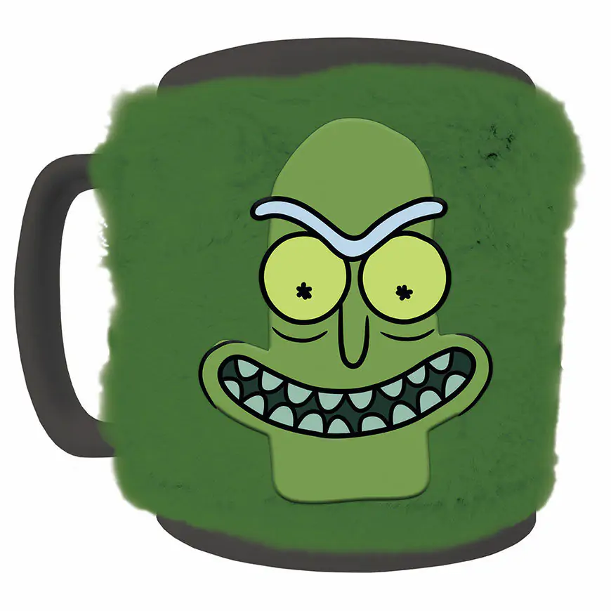 Rick and Morty Cană Fuzzy cu Castravete 440ml poza produsului