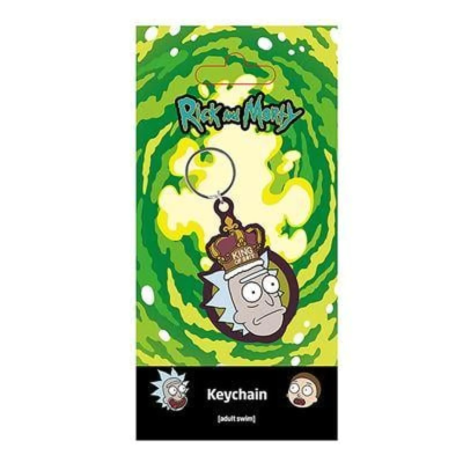Rick and Morty PVC Breloc King of S**t poza produsului