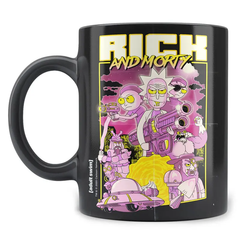 Rick & Morty Cană Retro Poster poza produsului