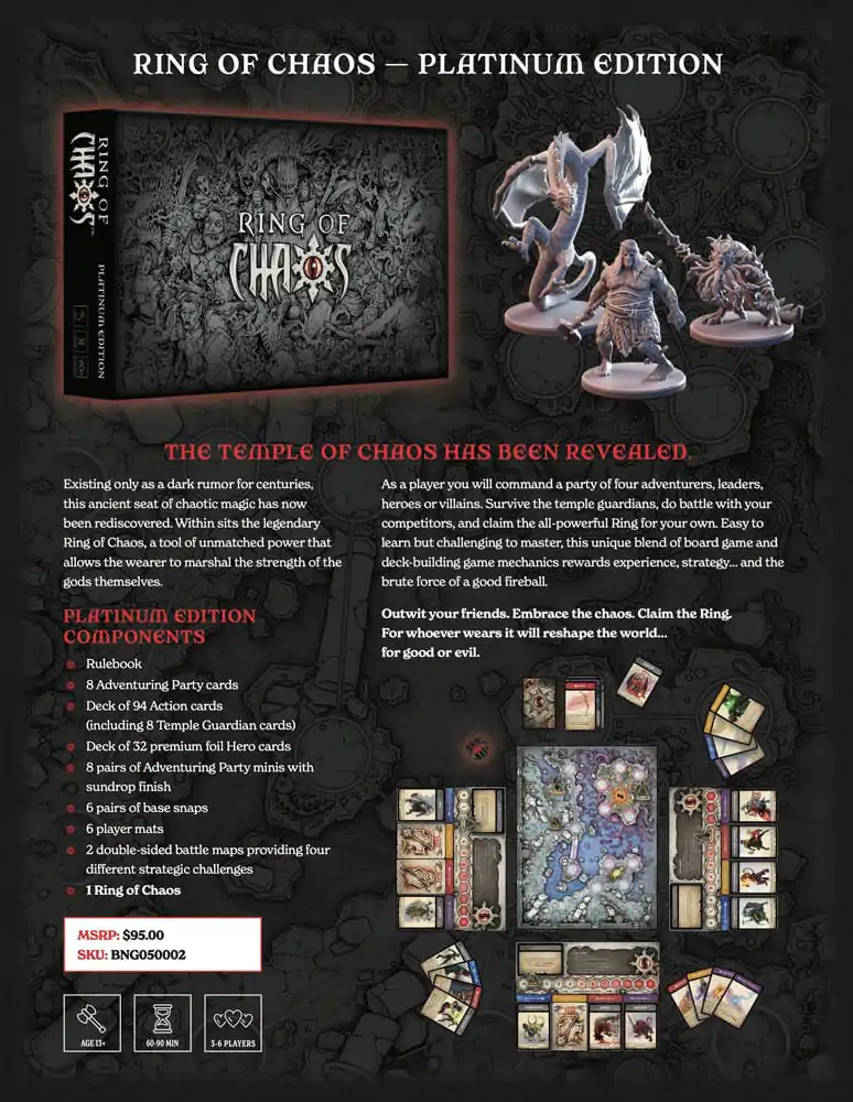 Ring of Chaos Joc de Rol de Masă Joc de Societate Platinum Edition *Versiune în Engleză* poza produsului