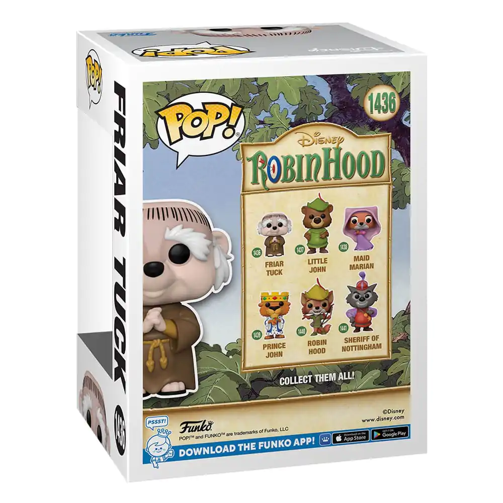 Robin Hood POP! Figurina Vinil Disney Friar Tuck 9 cm poza produsului