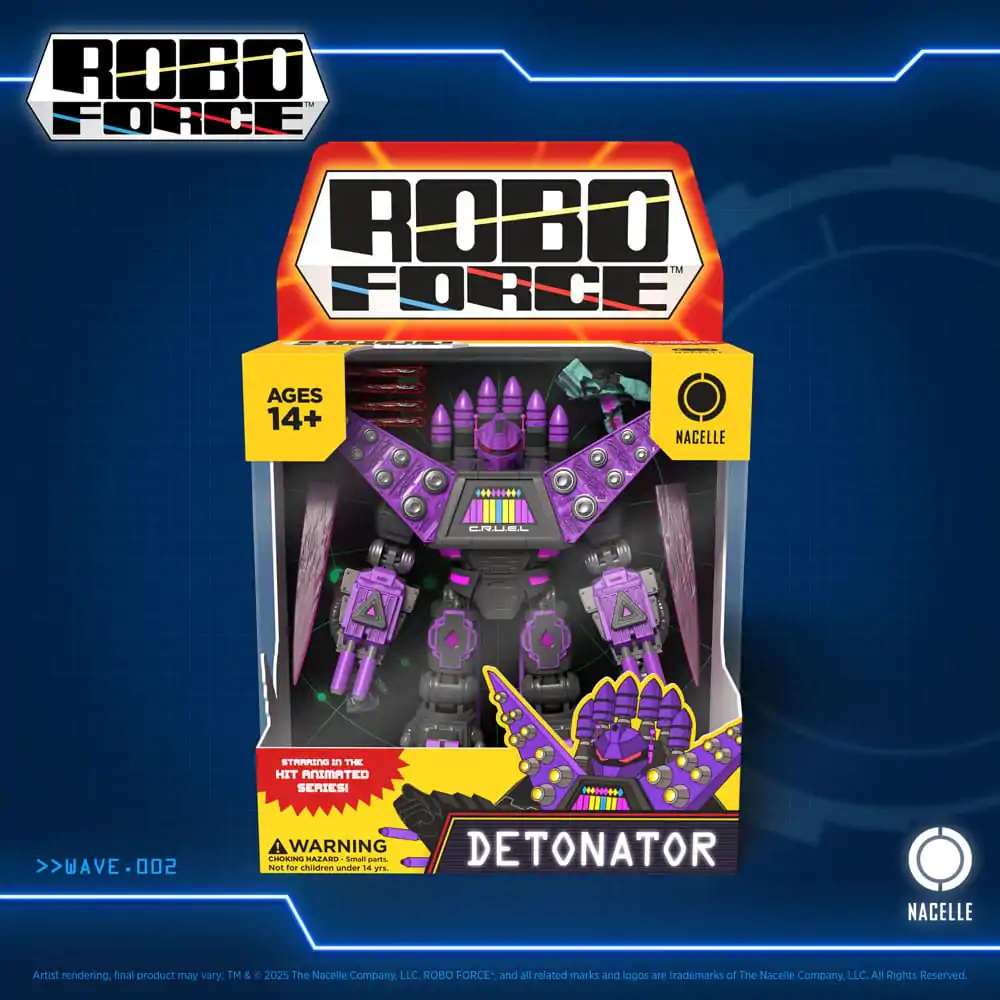 Figurină de acțiune Robo Force Wave 2 Detonator 24 cm poza produsului