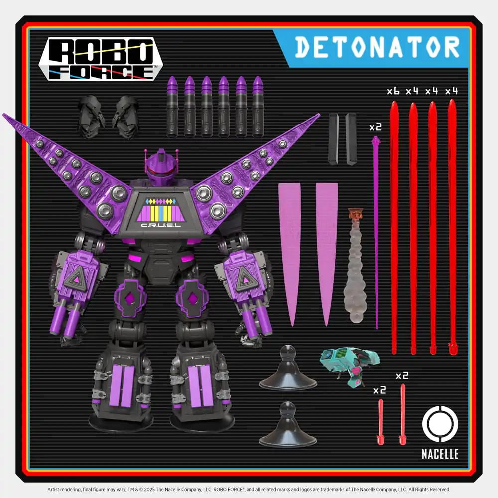 Figurină de acțiune Robo Force Wave 2 Detonator 24 cm poza produsului