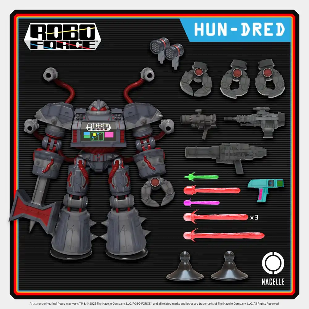 Figurină de Acțiune Robo Force Wave 2 Hun-Dred 23 cm poza produsului