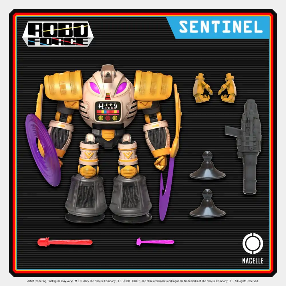 Figurină de acțiune Robo Force Wave 2 Sentinel 18 cm poza produsului