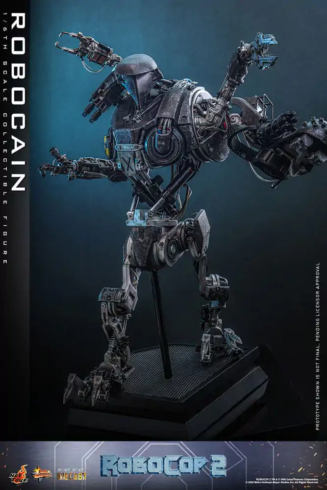 RoboCop 2 Movie Masterpiece Diecast Figura de actiune 1/6 RoboCain 40 cm poza produsului