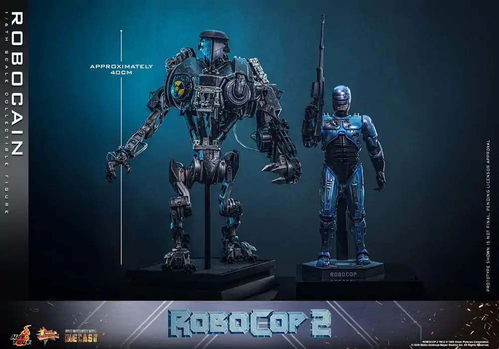 RoboCop 2 Movie Masterpiece Diecast Figura de actiune 1/6 RoboCain 40 cm poza produsului