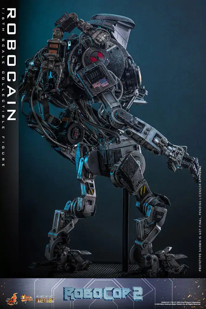 RoboCop 2 Movie Masterpiece Diecast Figura de actiune 1/6 RoboCain 40 cm poza produsului