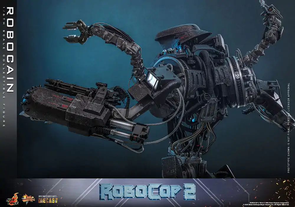 RoboCop 2 Movie Masterpiece Diecast Figura de actiune 1/6 RoboCain 40 cm poza produsului