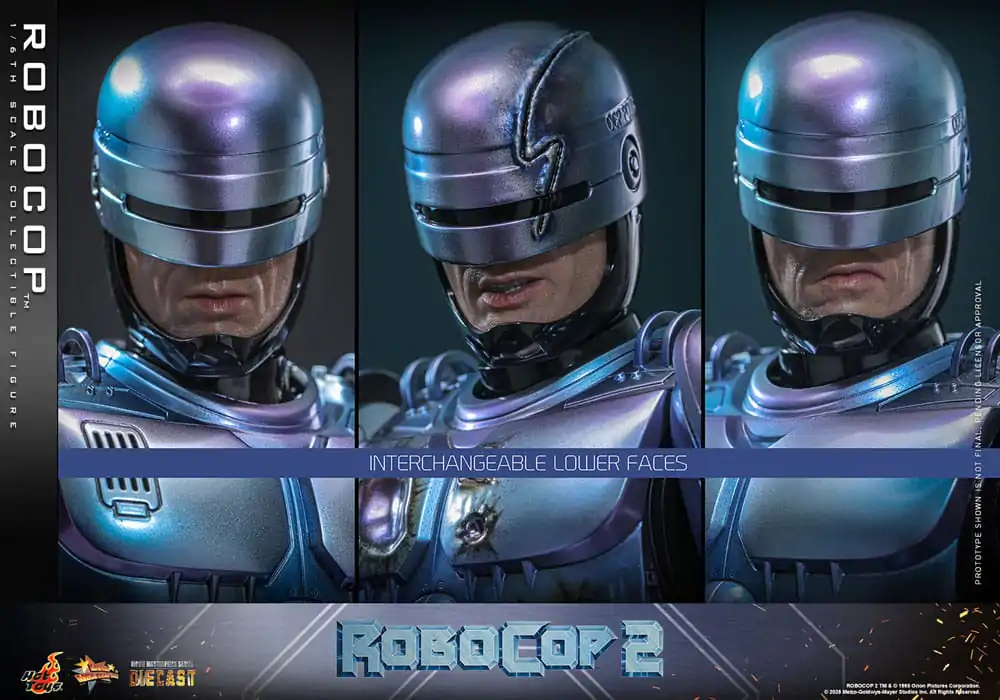 RoboCop 2 Movie Masterpiece Diecast Figura de actiune 1/6 RoboCop 30 cm poza produsului