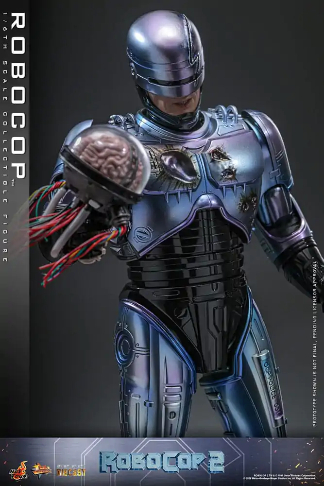 RoboCop 2 Movie Masterpiece Diecast Figura de actiune 1/6 RoboCop 30 cm poza produsului