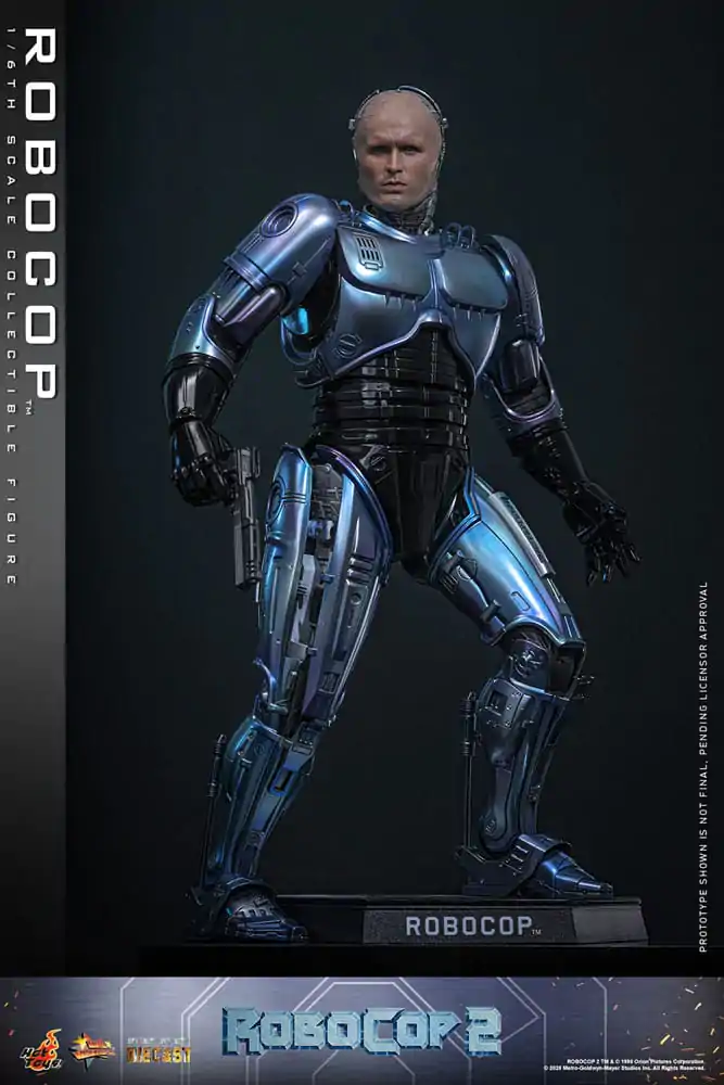 RoboCop 2 Movie Masterpiece Diecast Figura de actiune 1/6 RoboCop 30 cm poza produsului