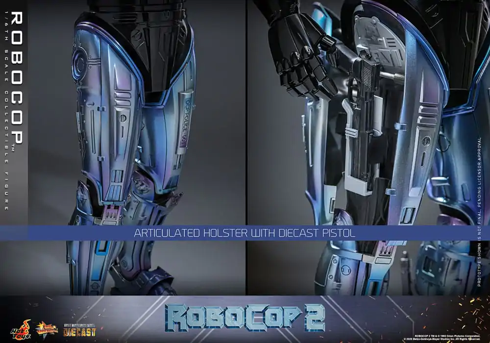 RoboCop 2 Movie Masterpiece Diecast Figura de actiune 1/6 RoboCop 30 cm poza produsului