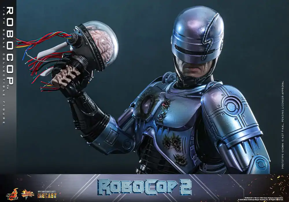 RoboCop 2 Movie Masterpiece Diecast Figura de actiune 1/6 RoboCop 30 cm poza produsului