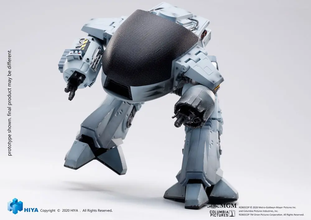 Figurină de acțiune mini rafinată Robocop cu funcție de sunet 1/18 ED209 avariat de luptă 15 cm poza produsului