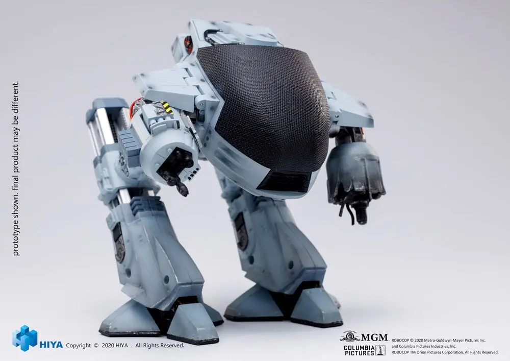 Figurină de acțiune mini rafinată Robocop cu funcție de sunet 1/18 ED209 avariat de luptă 15 cm poza produsului