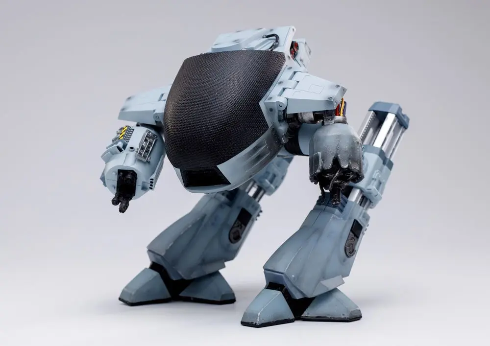 Figurină de acțiune mini rafinată Robocop cu funcție de sunet 1/18 ED209 avariat de luptă 15 cm poza produsului