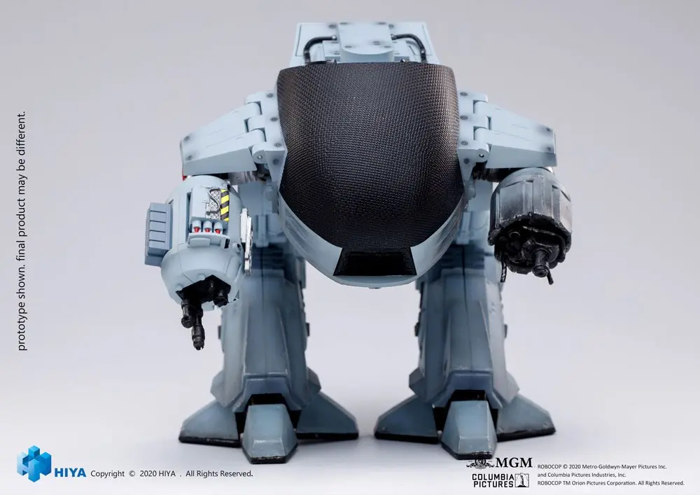 Figurină de acțiune mini rafinată Robocop cu funcție de sunet 1/18 ED209 avariat de luptă 15 cm poza produsului