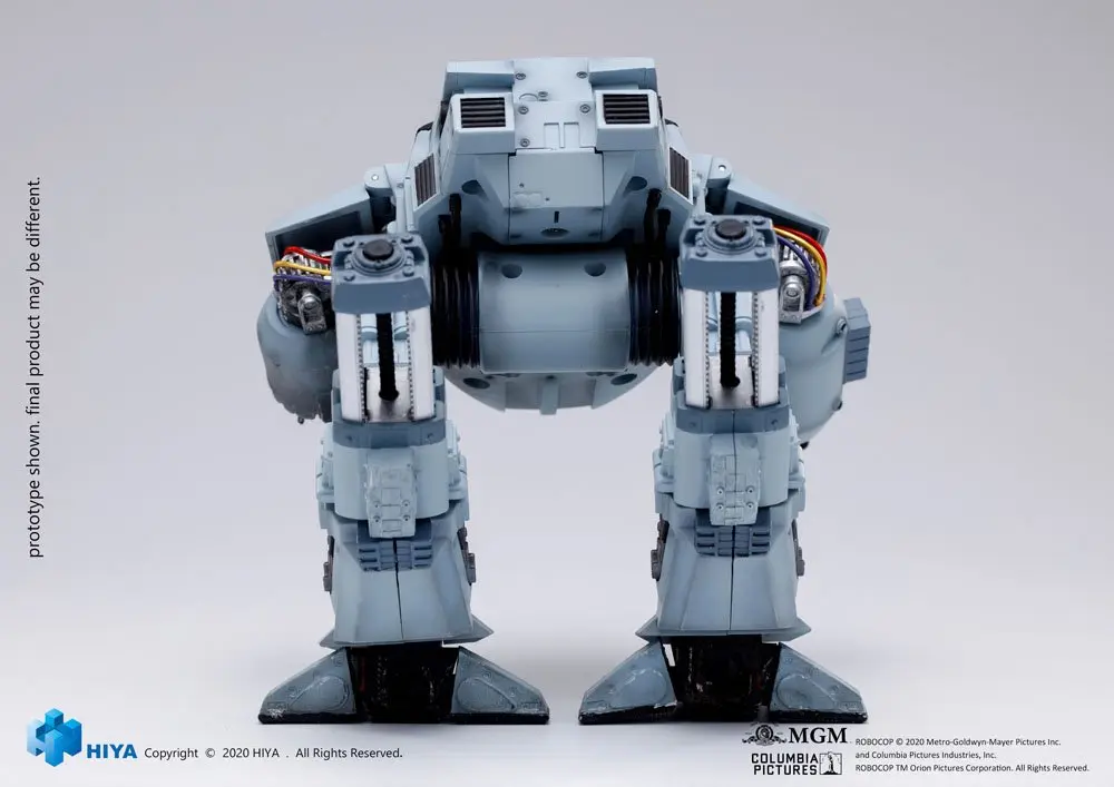 Figurină de acțiune mini rafinată Robocop cu funcție de sunet 1/18 ED209 avariat de luptă 15 cm poza produsului
