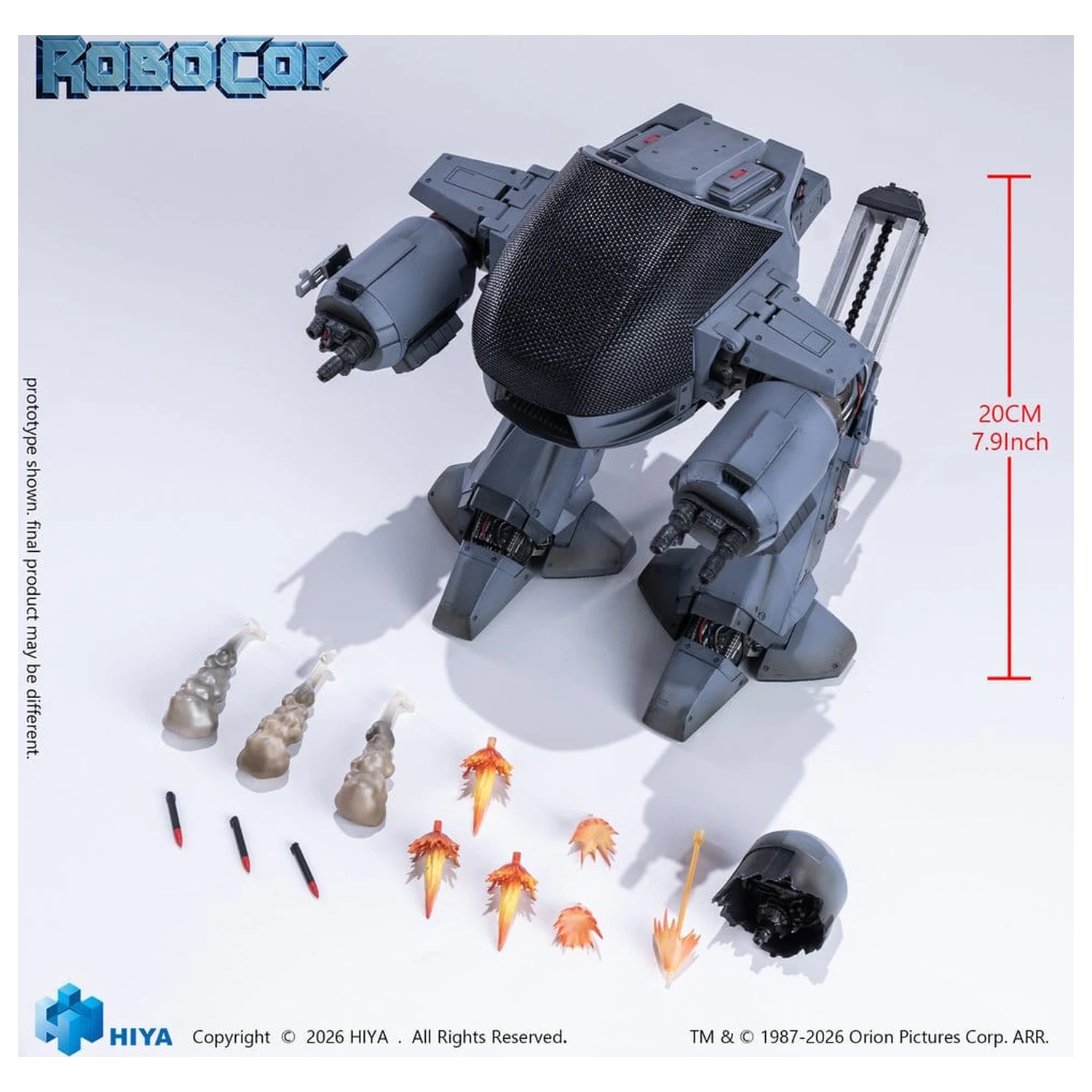 Robocop Exquisite Super Series Action Figura 1/12 ED-209 20 cm poza produsului