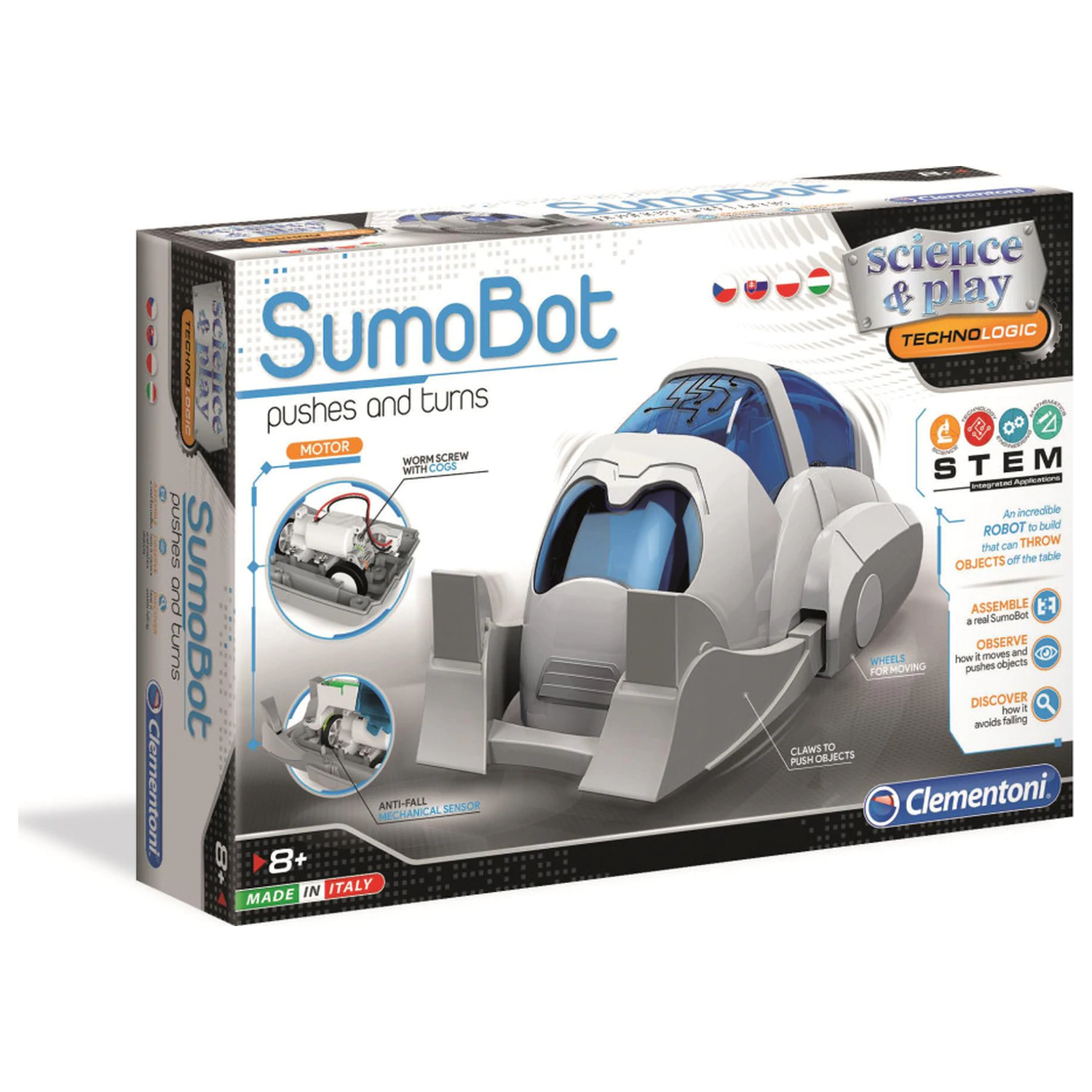 Robot SumoBot jucarie de construit poza produsului