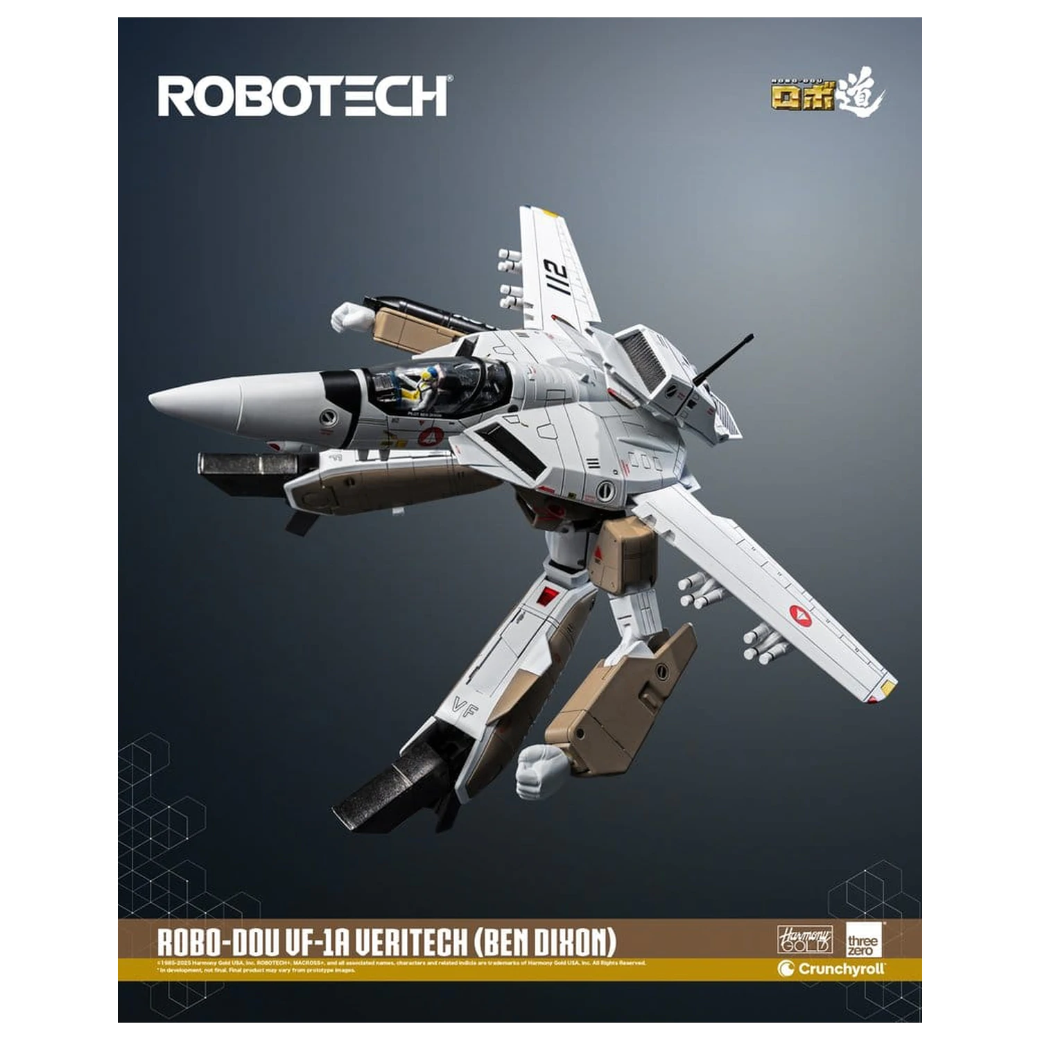 Robotech Action Figure ROBO-DOU VF-1A Veritech (Ben Dixon) 20 cm poza produsului