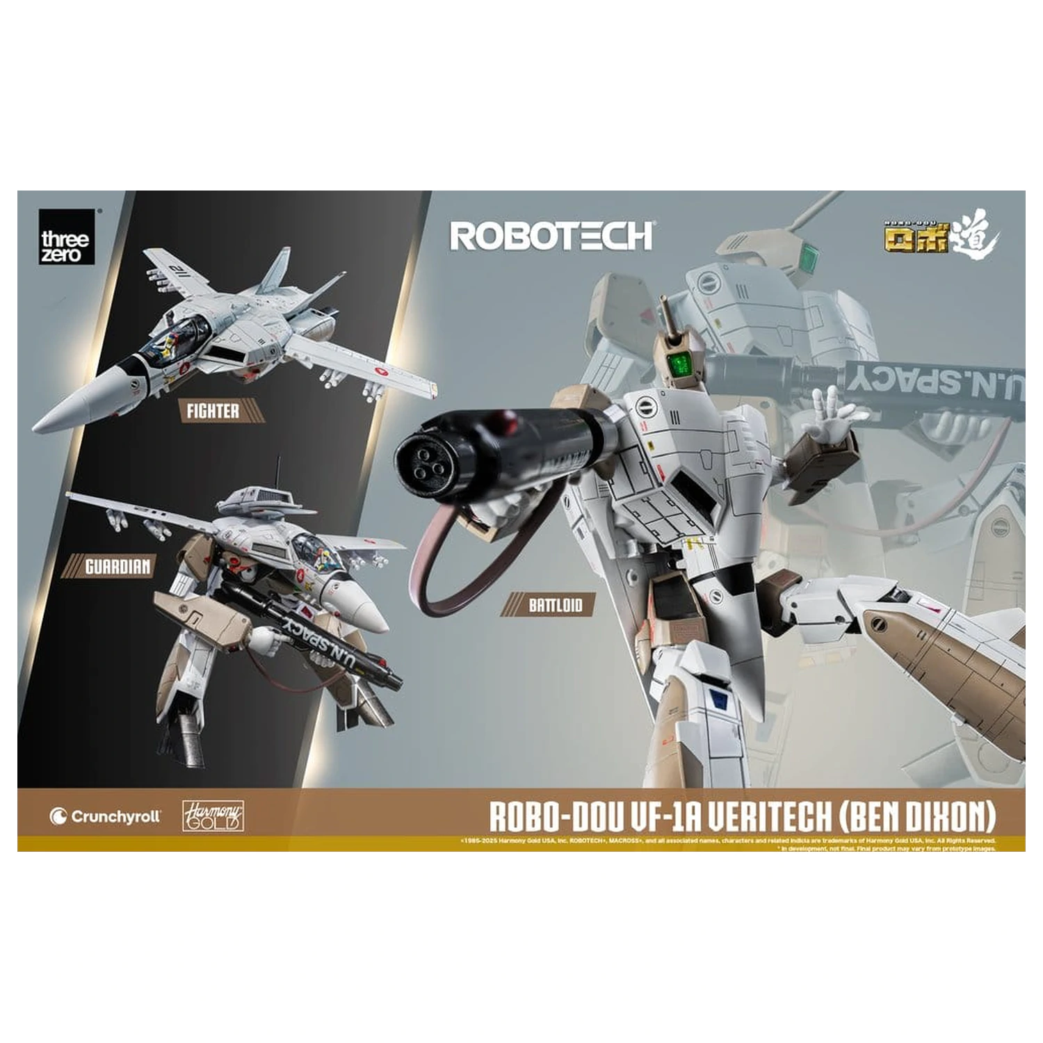 Robotech Action Figure ROBO-DOU VF-1A Veritech (Ben Dixon) 20 cm poza produsului