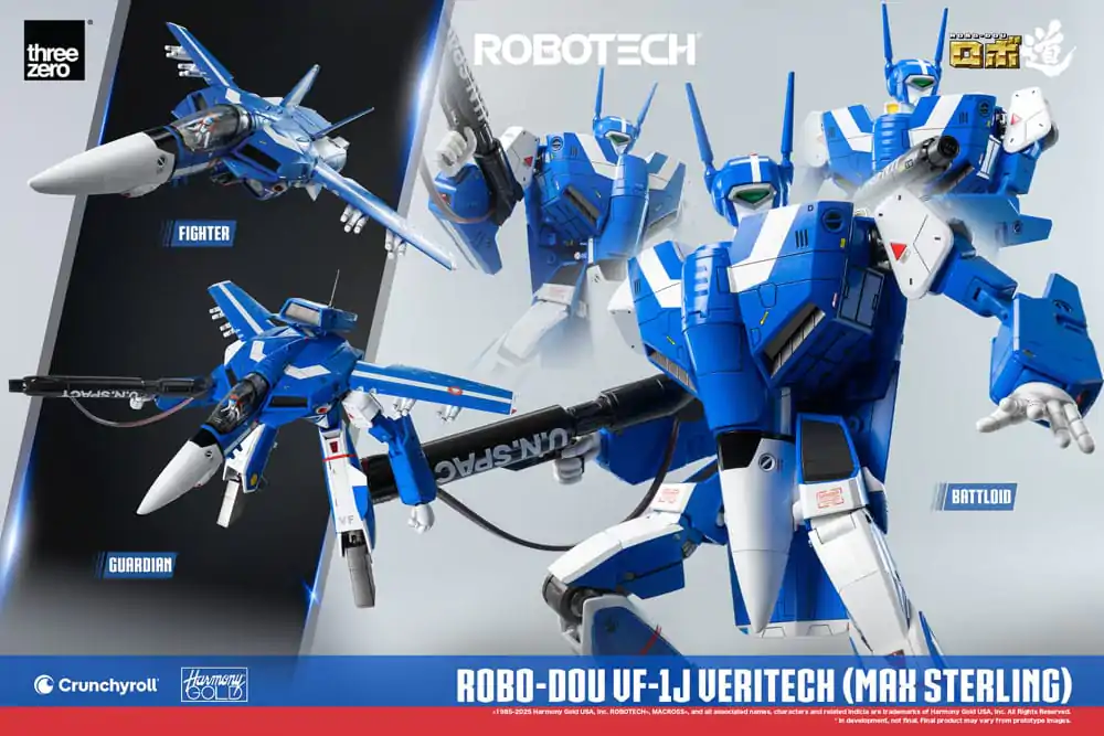 Figurină de acțiune Robotech ROBO-DOU VF-1J Veritech (Max Sterling) 20 cm poza produsului