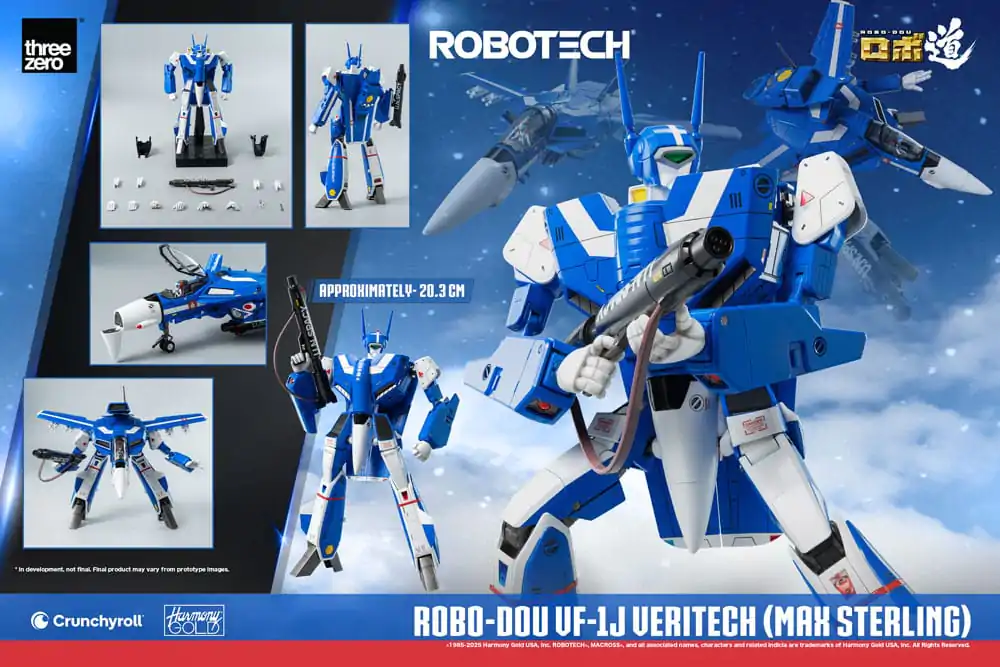 Figurină de acțiune Robotech ROBO-DOU VF-1J Veritech (Max Sterling) 20 cm poza produsului