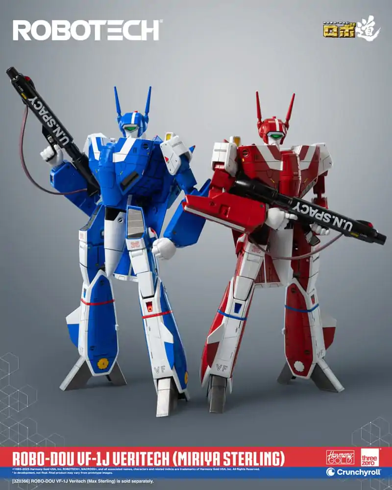 Figurină de acțiune Robotech ROBO-DOU VF-1J Veritech (Miriya Sterling) 20 cm poza produsului