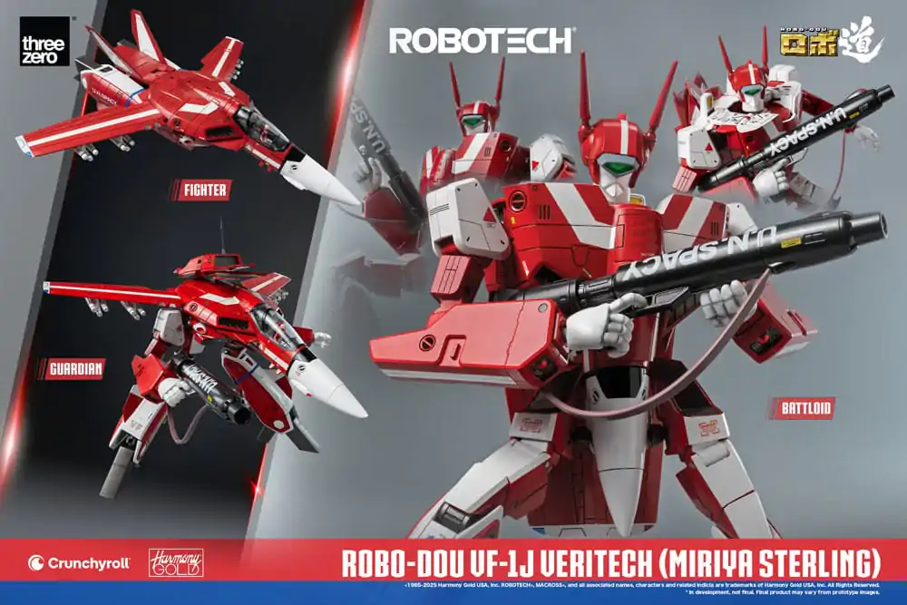 Figurină de acțiune Robotech ROBO-DOU VF-1J Veritech (Miriya Sterling) 20 cm poza produsului