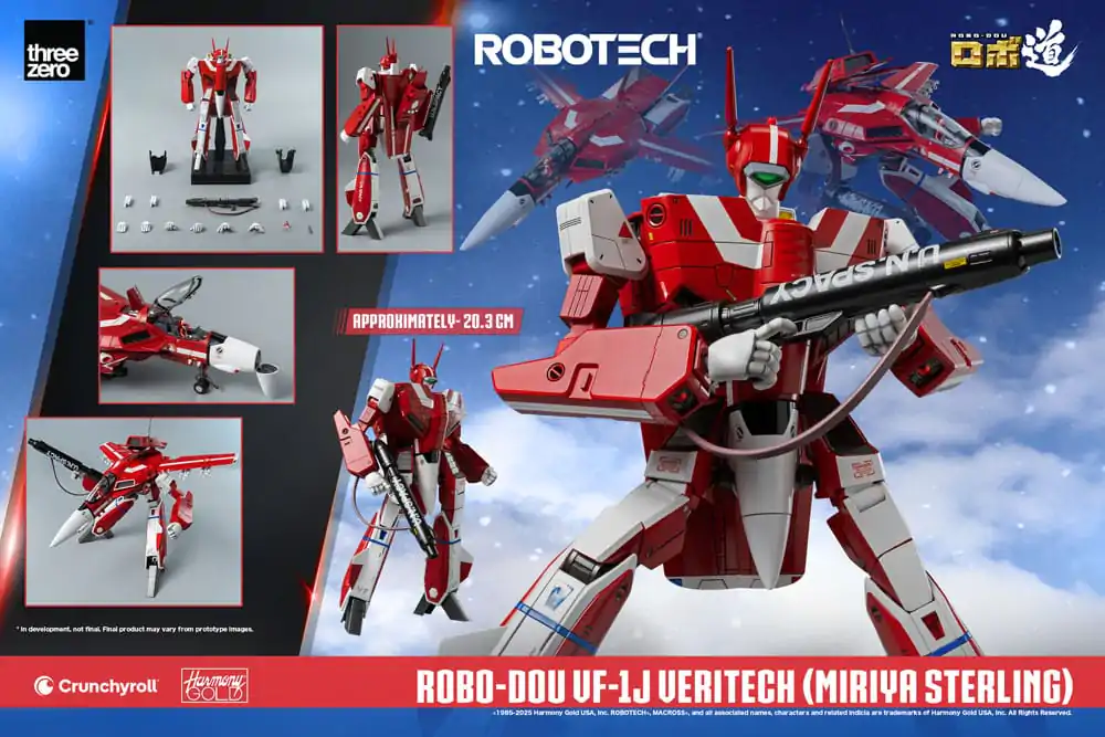 Figurină de acțiune Robotech ROBO-DOU VF-1J Veritech (Miriya Sterling) 20 cm poza produsului