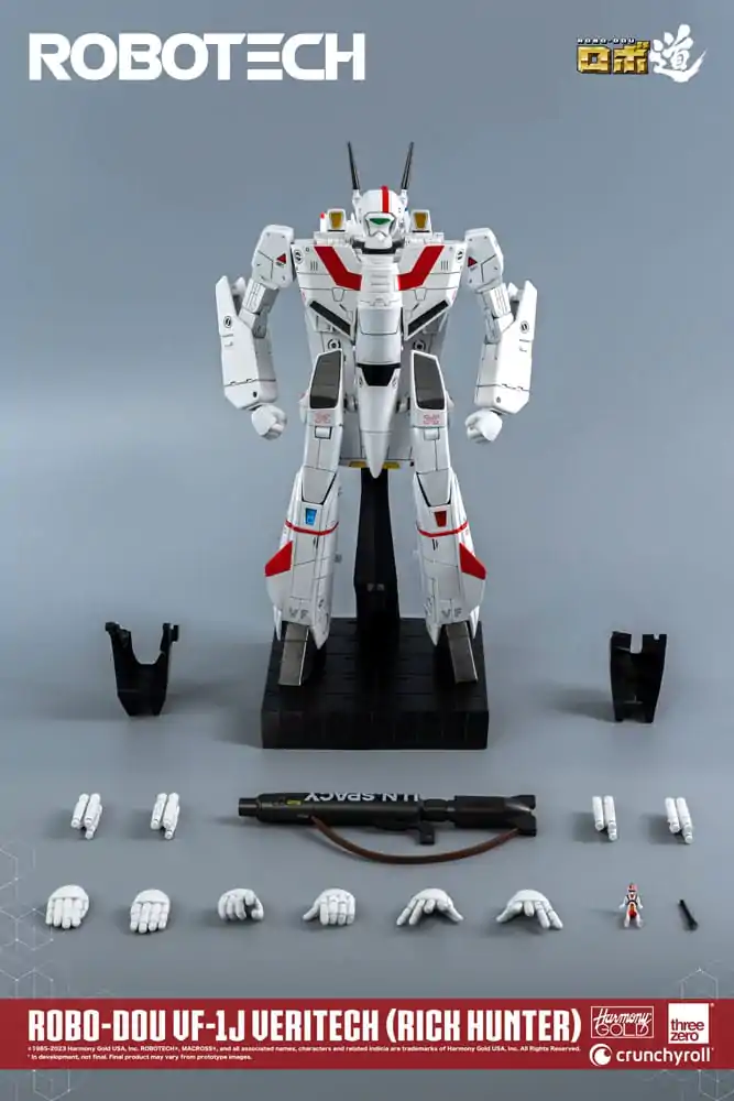 Figurină de acțiune Robotech ROBO-DOU VF-1J Veritech (Rick Hunter) 20 cm poza produsului