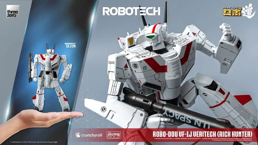 Figurină de acțiune Robotech ROBO-DOU VF-1J Veritech (Rick Hunter) 20 cm poza produsului
