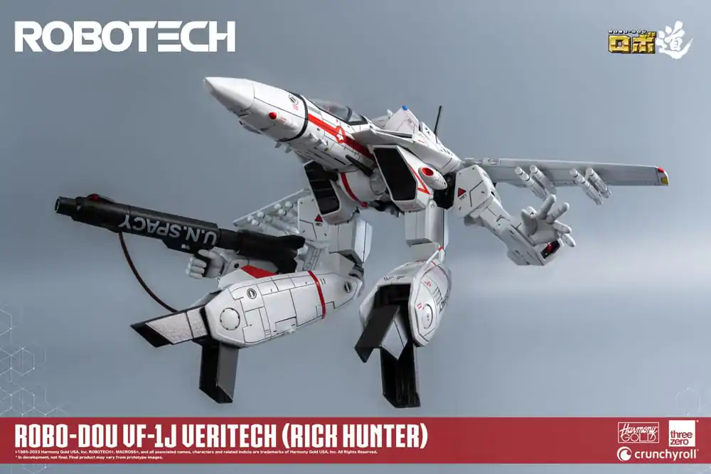 Figurină de acțiune Robotech ROBO-DOU VF-1J Veritech (Rick Hunter) 20 cm poza produsului
