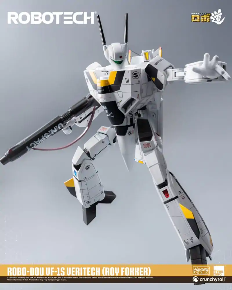 Robotech Figurina de actiune ROBO-DOU VF-1S Veritech (Roy Fokker) 20 centimetri poza produsului