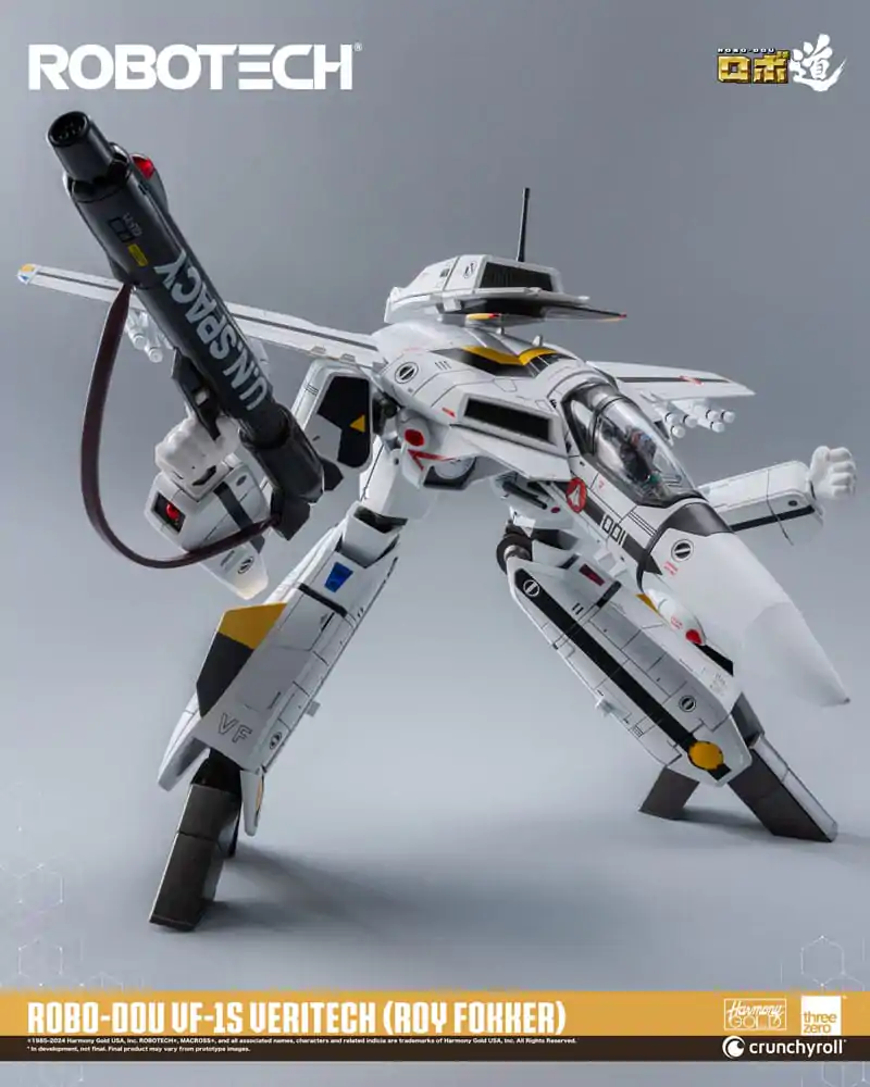 Robotech Figurina de actiune ROBO-DOU VF-1S Veritech (Roy Fokker) 20 centimetri poza produsului