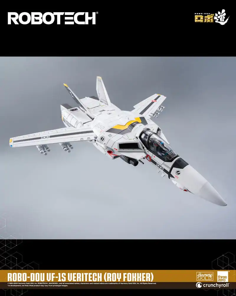 Robotech Figurina de actiune ROBO-DOU VF-1S Veritech (Roy Fokker) 20 centimetri poza produsului