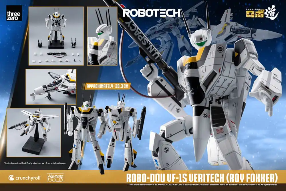 Robotech Figurina de actiune ROBO-DOU VF-1S Veritech (Roy Fokker) 20 centimetri poza produsului