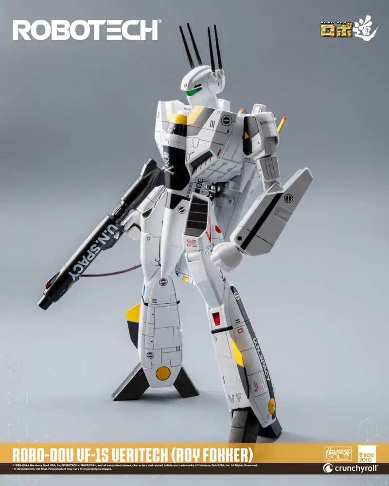 Robotech Figurina de actiune ROBO-DOU VF-1S Veritech (Roy Fokker) 20 centimetri poza produsului