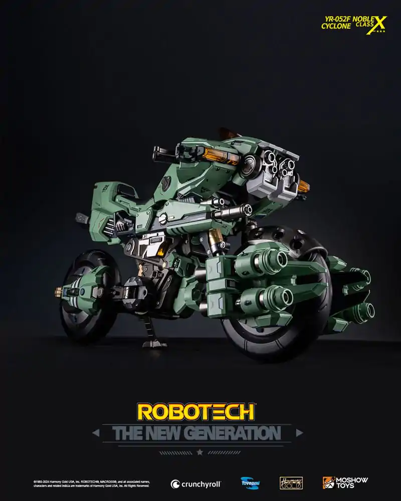 Figurina de actiune Robotech The New Generation YR-052F Transformable Cyclone 29 cm poza produsului