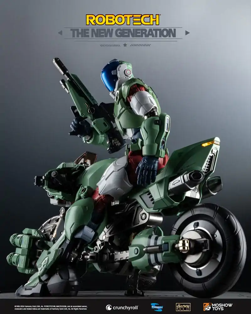 Figurina de actiune Robotech The New Generation YR-052F Transformable Cyclone 29 cm poza produsului