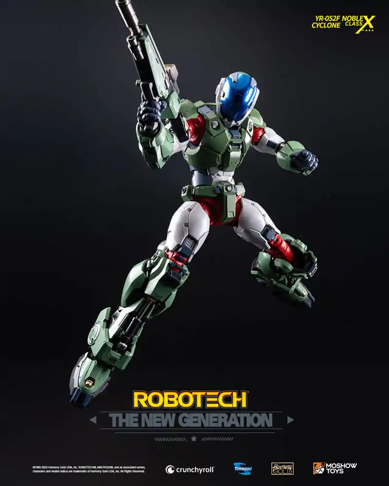 Figurina de actiune Robotech The New Generation YR-052F Transformable Cyclone 29 cm poza produsului