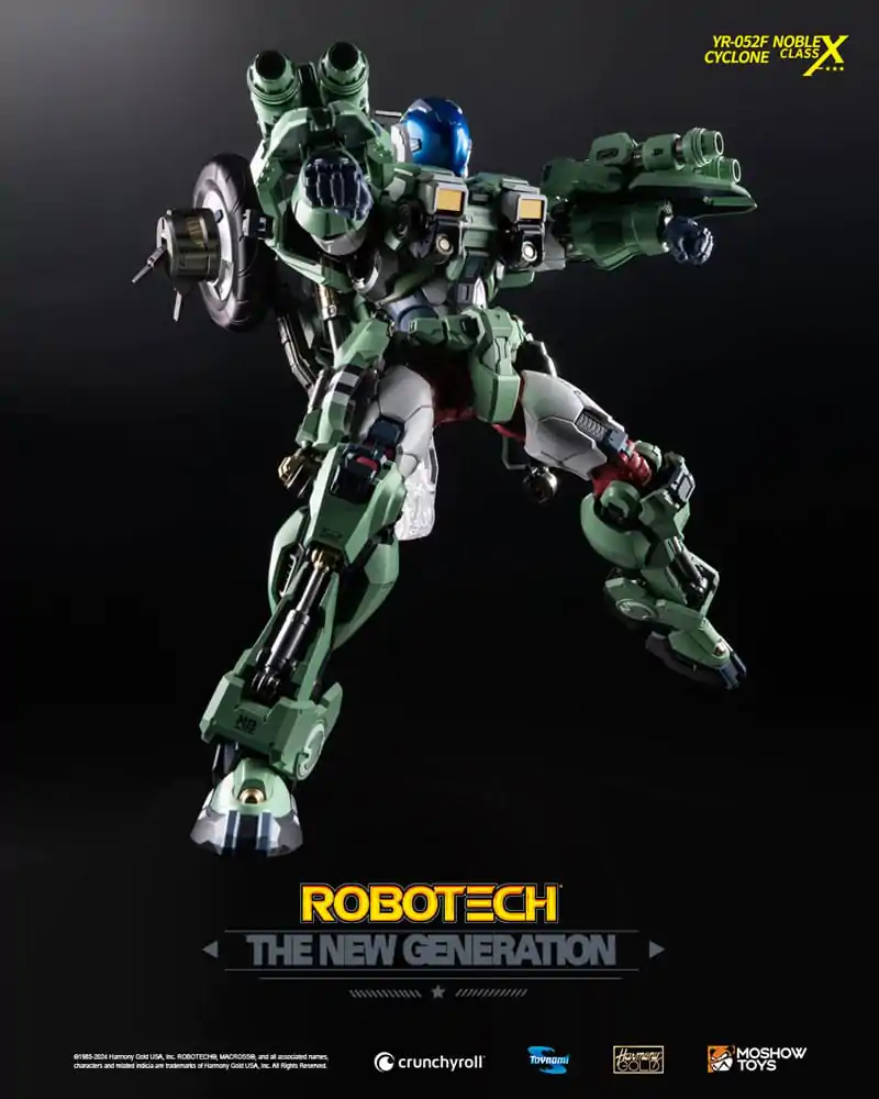 Figurina de actiune Robotech The New Generation YR-052F Transformable Cyclone 29 cm poza produsului