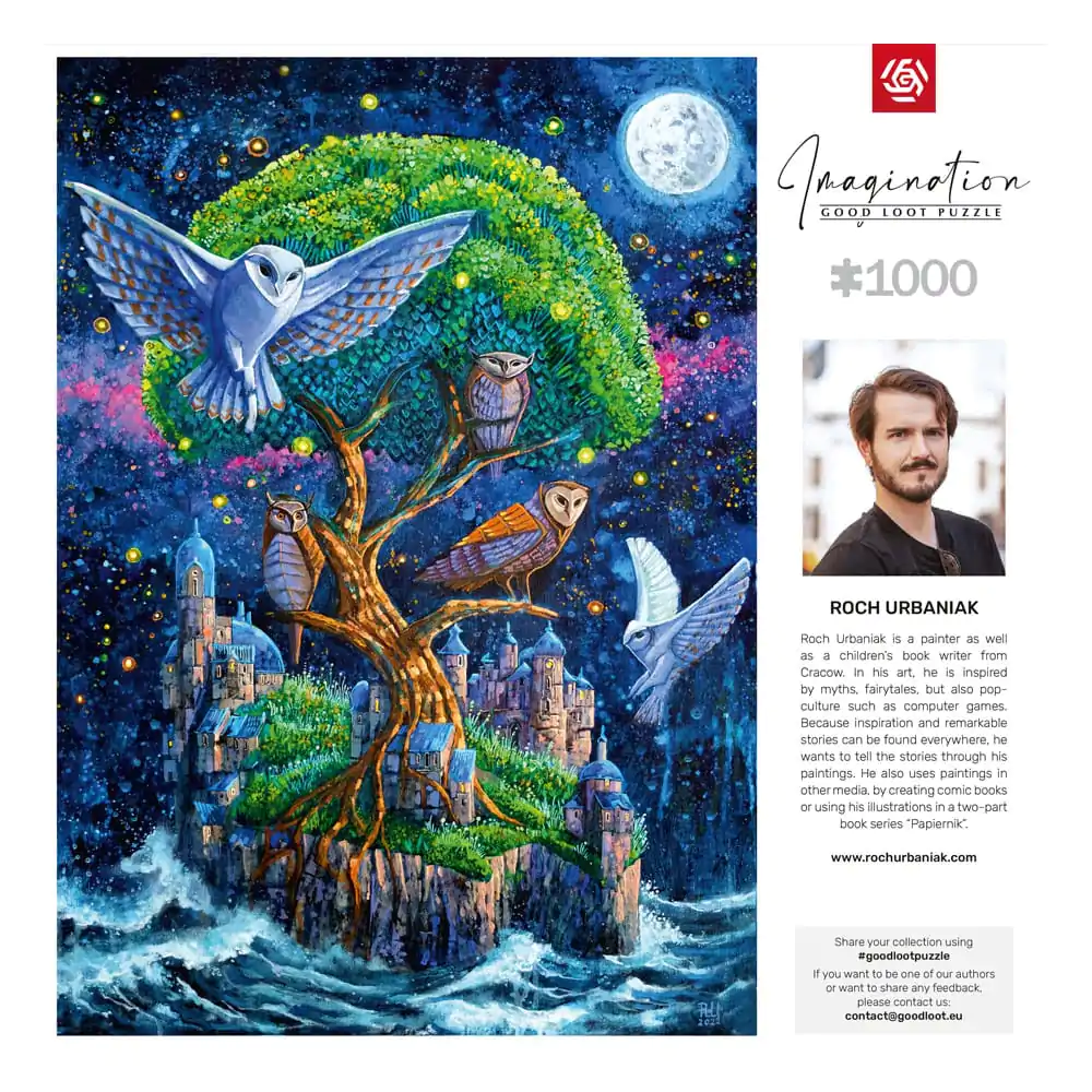 Roch Urbaniak Imagination Puzzle Insula Bufnițelor / Wyspa Sów (1000 piese) poza produsului