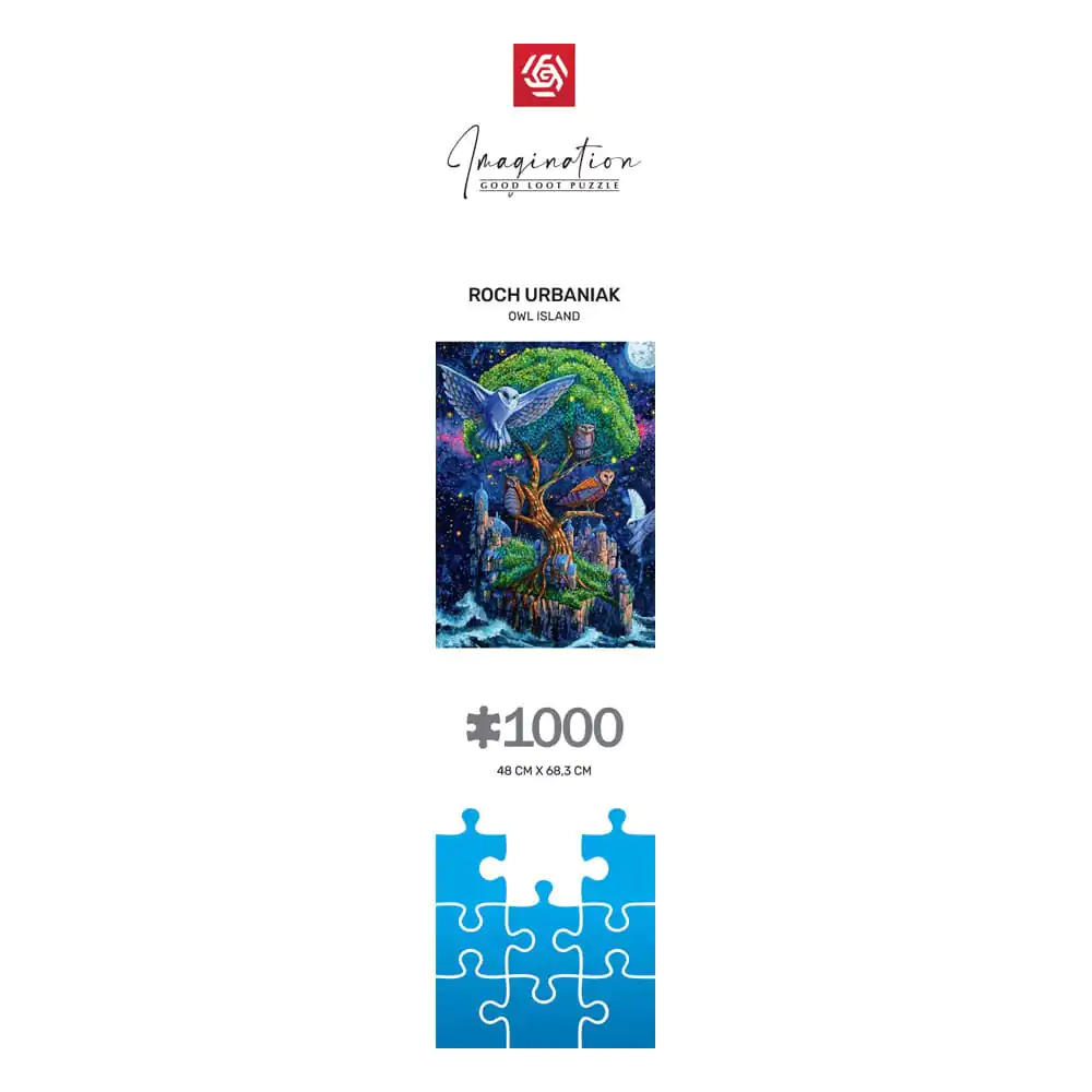 Roch Urbaniak Imagination Puzzle Insula Bufnițelor / Wyspa Sów (1000 piese) poza produsului