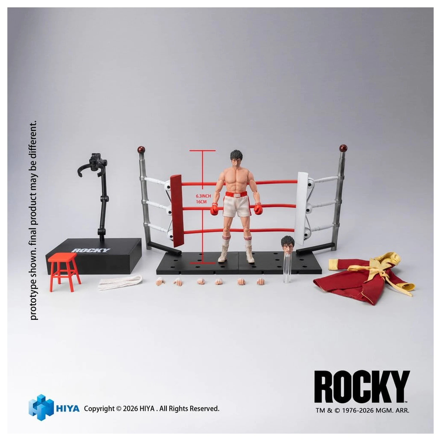 Rocky I Exquisite Super Acțiune Figurina 1/12 Rocky 16 cm poza produsului