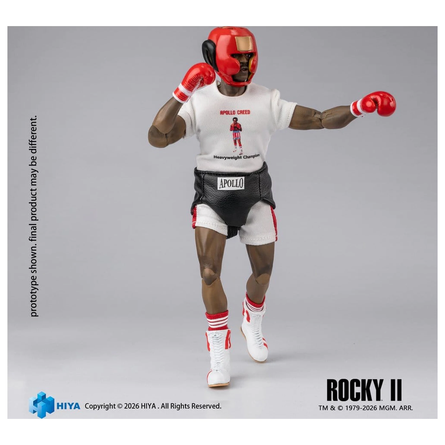 Rocky II Exquisite Super Figurina de actiune 1/12 Apollo 16 cm poza produsului