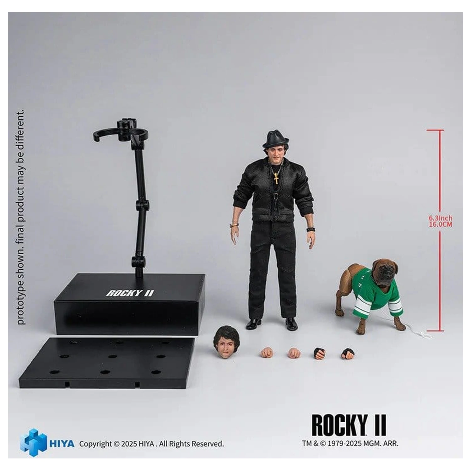Rocky II Exquisite Super Series figurina de acțiune 1/12 Rocky 16 cm poza produsului